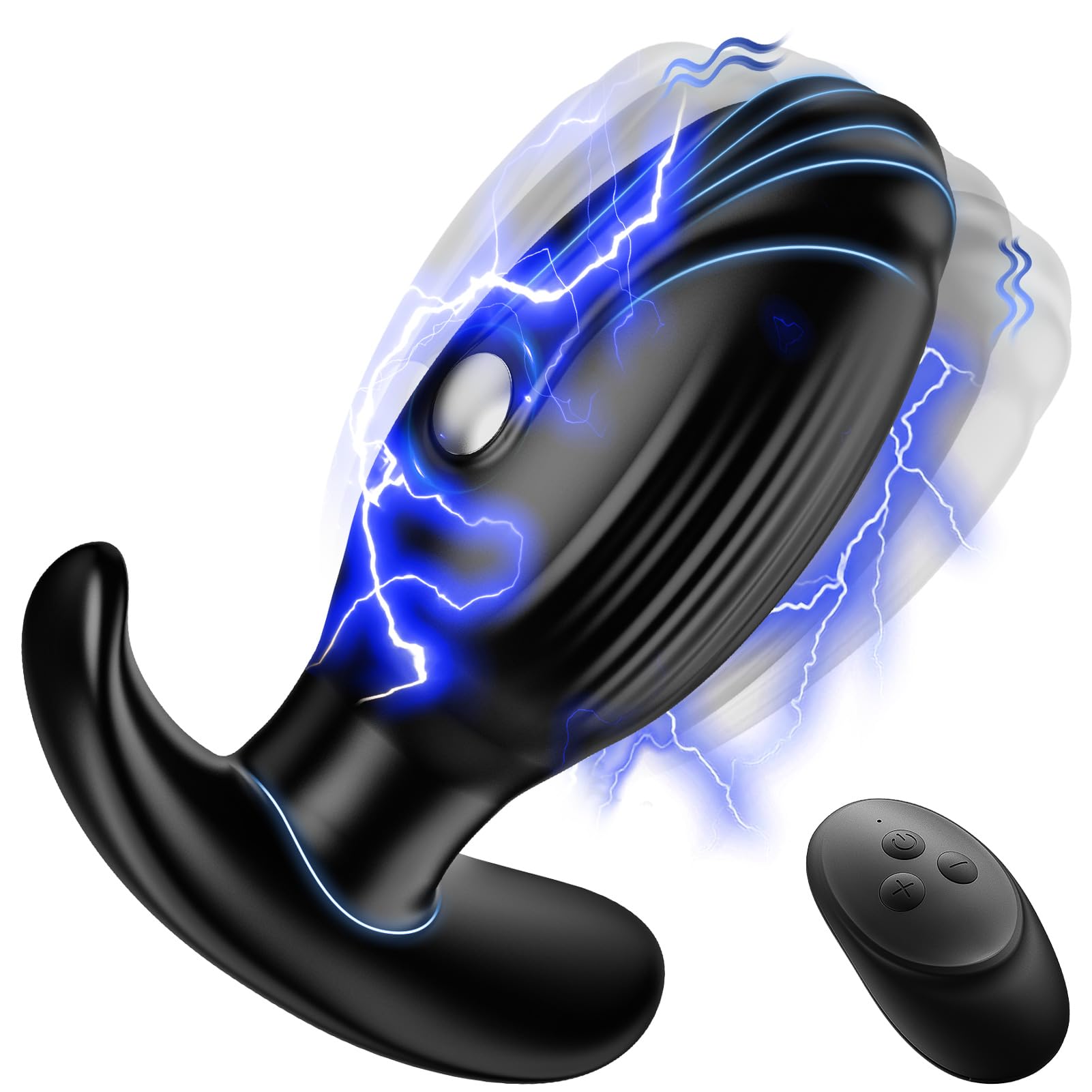 Anal Butt Plug Sex Toys for Men, KERERO Prostate Massager Anal Toys wi Anal Butt Plug Sex Toys for Men, KERERO Prostate Massager Anal Toys wi