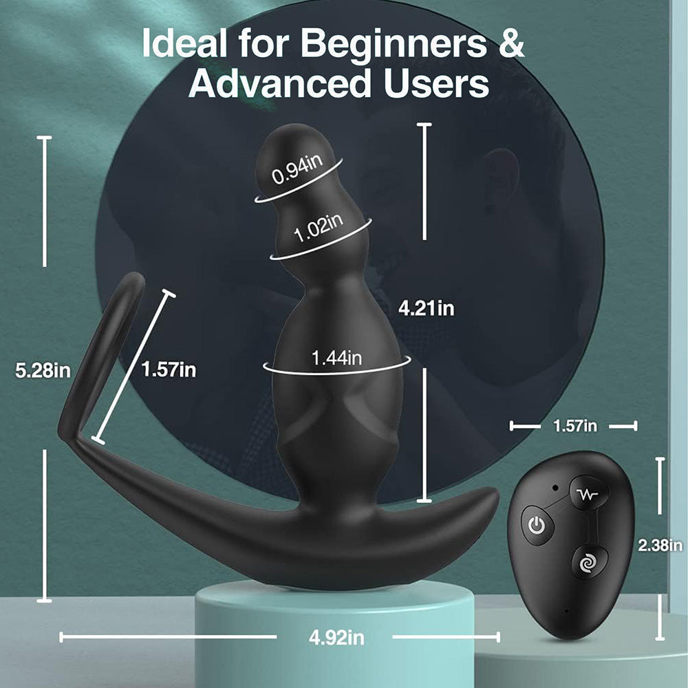 5 in 1 360° Rotating Anal Adult Toys with 4 Anal Plug Beads