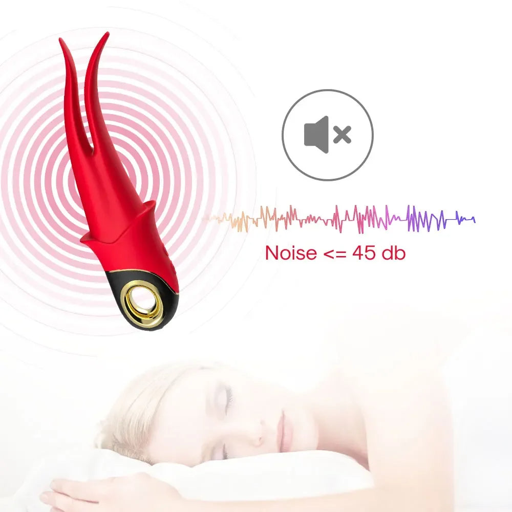 Mini Vibrator with Clit & G spot Design