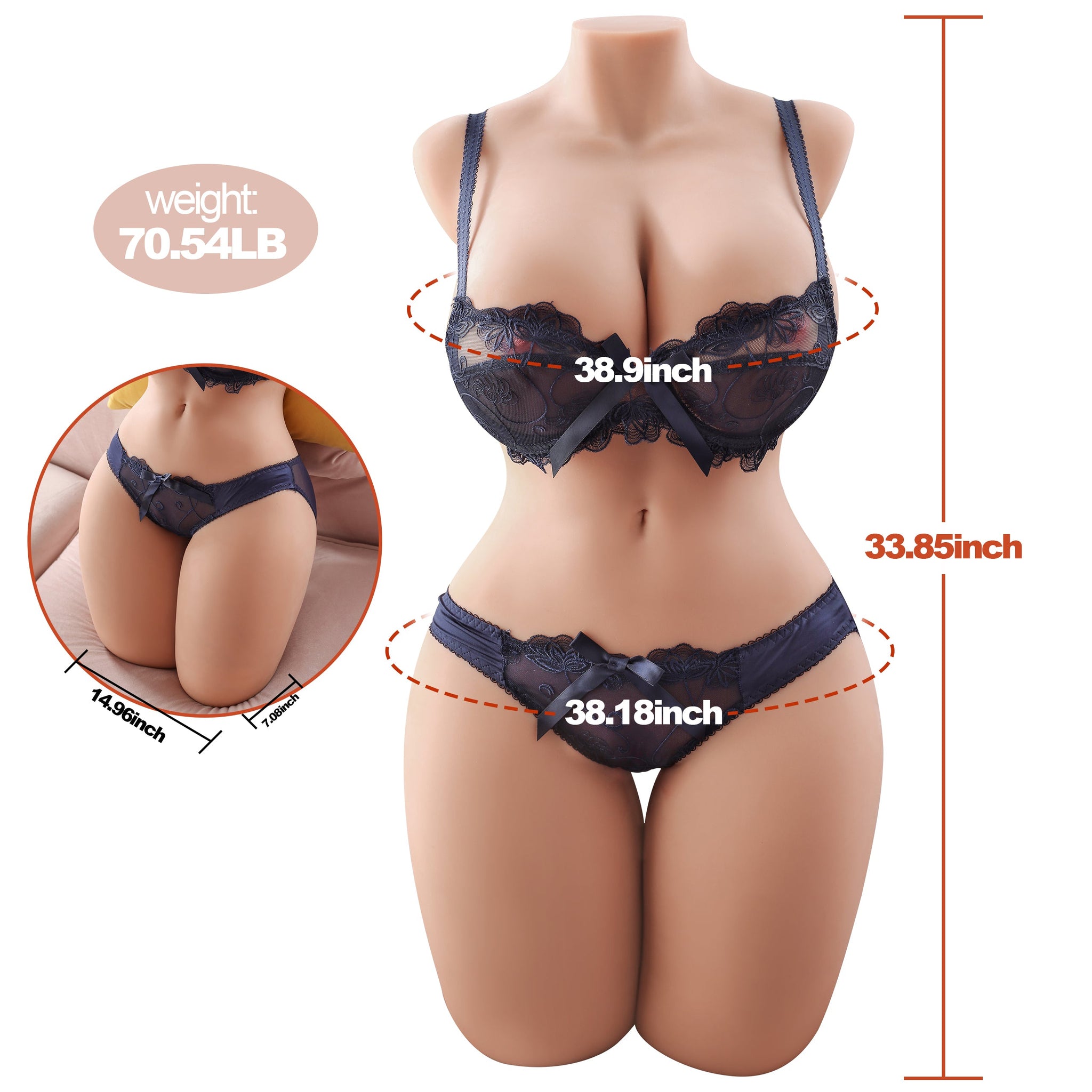 Sabrina - 72.6LB Realistic Sex Doll