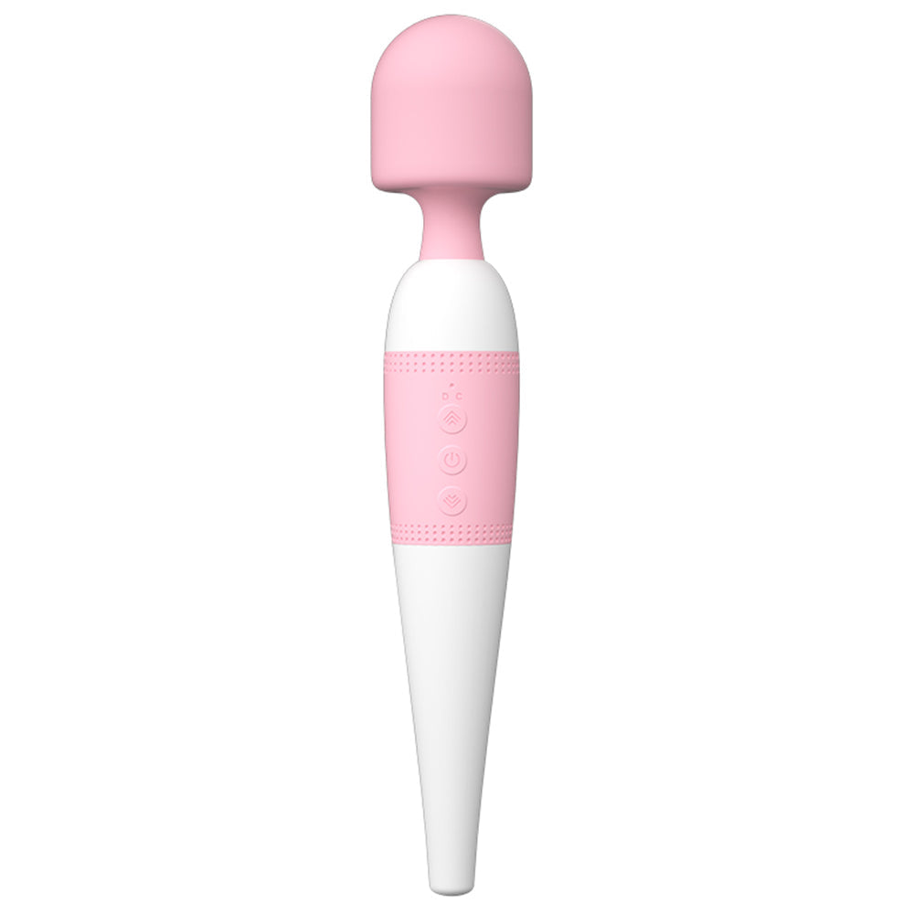 Wand Vibrator with Licking Tongue & Vibrating Head