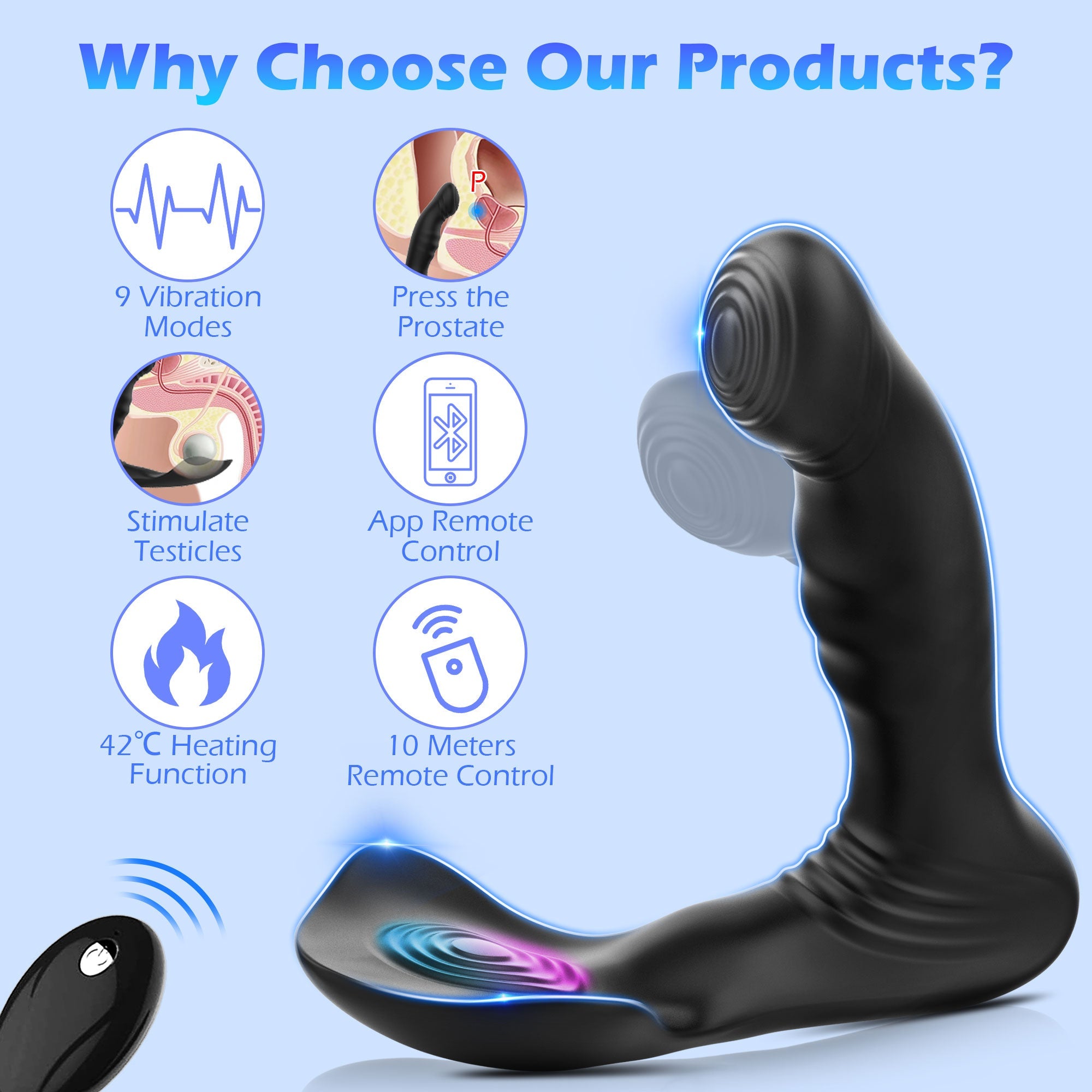 Prostate Machine For Men remote control male a prostate massager