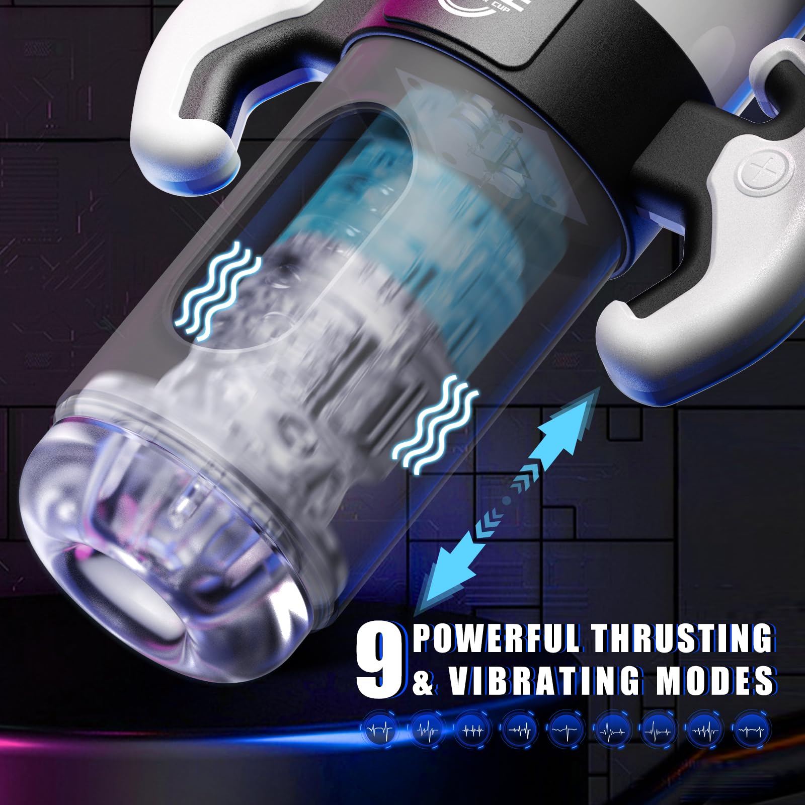 AMOVIBE Sex Toy with 9 Thrusting & Vibration Settings