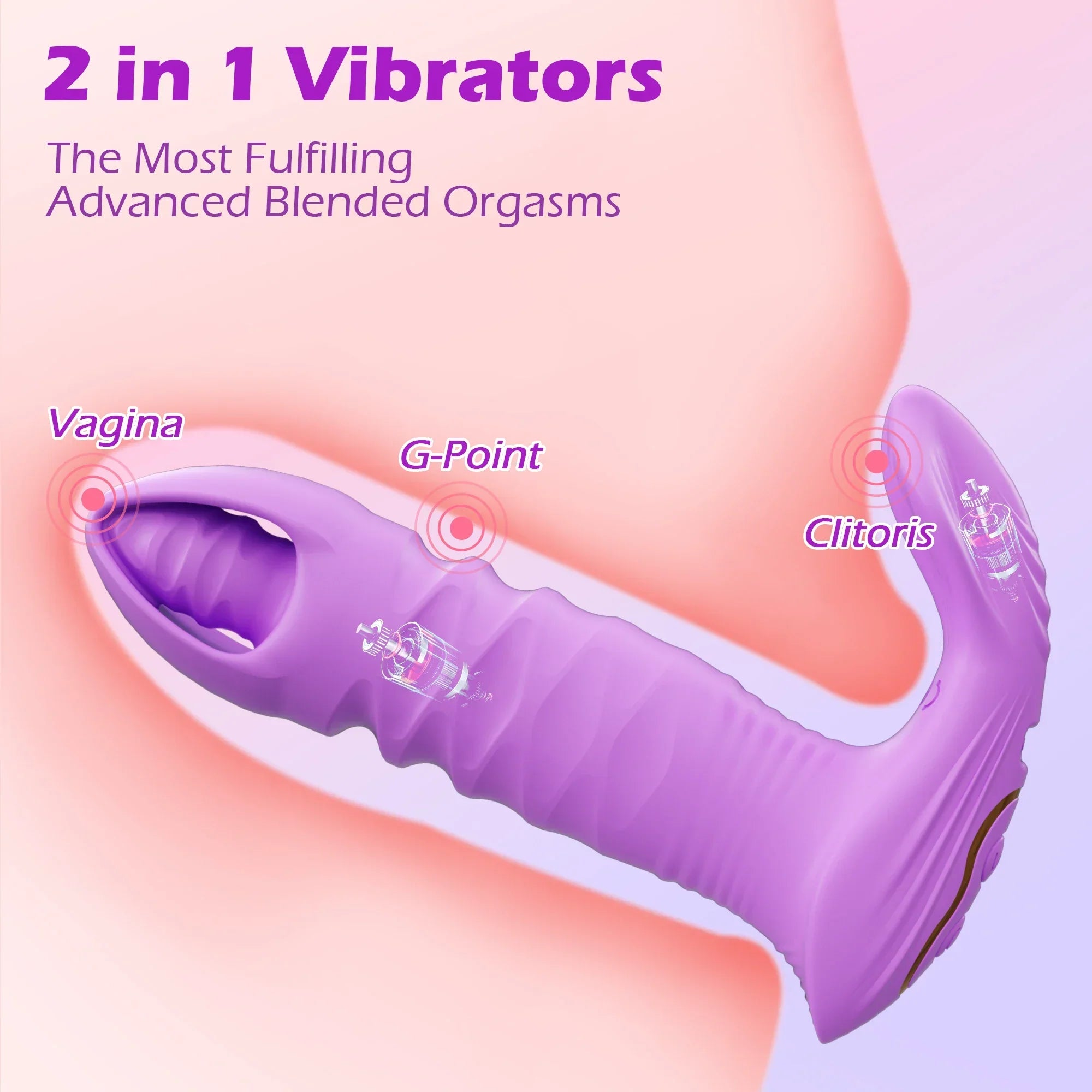 Innovative APP-Controlled Thrusting Vibrator for G-Spot & Clitoral Satisfaction