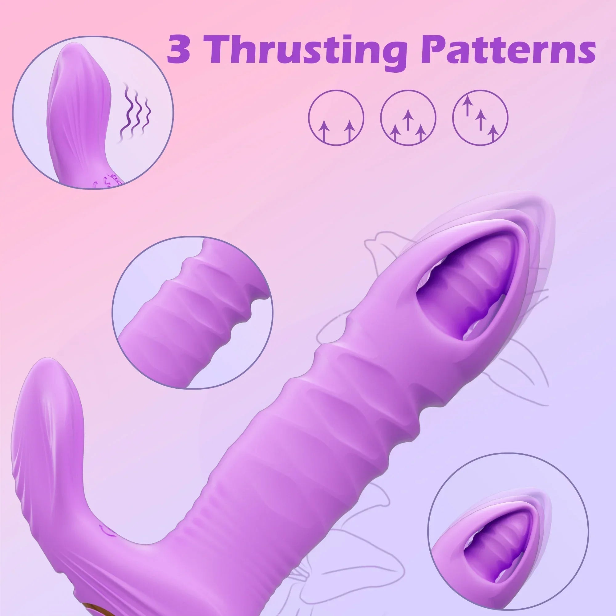 Innovative APP-Controlled Thrusting Vibrator for G-Spot & Clitoral Satisfaction