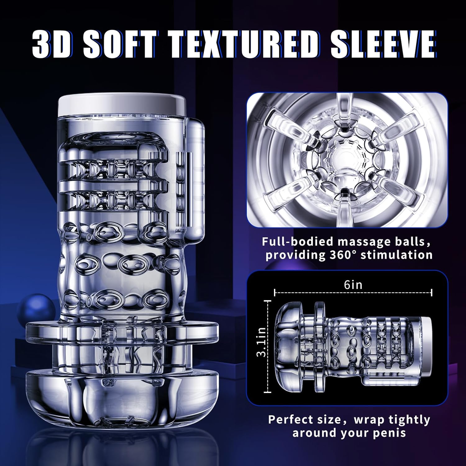 AMOVIBE Sex Toy with 9 Thrusting & Vibration Settings