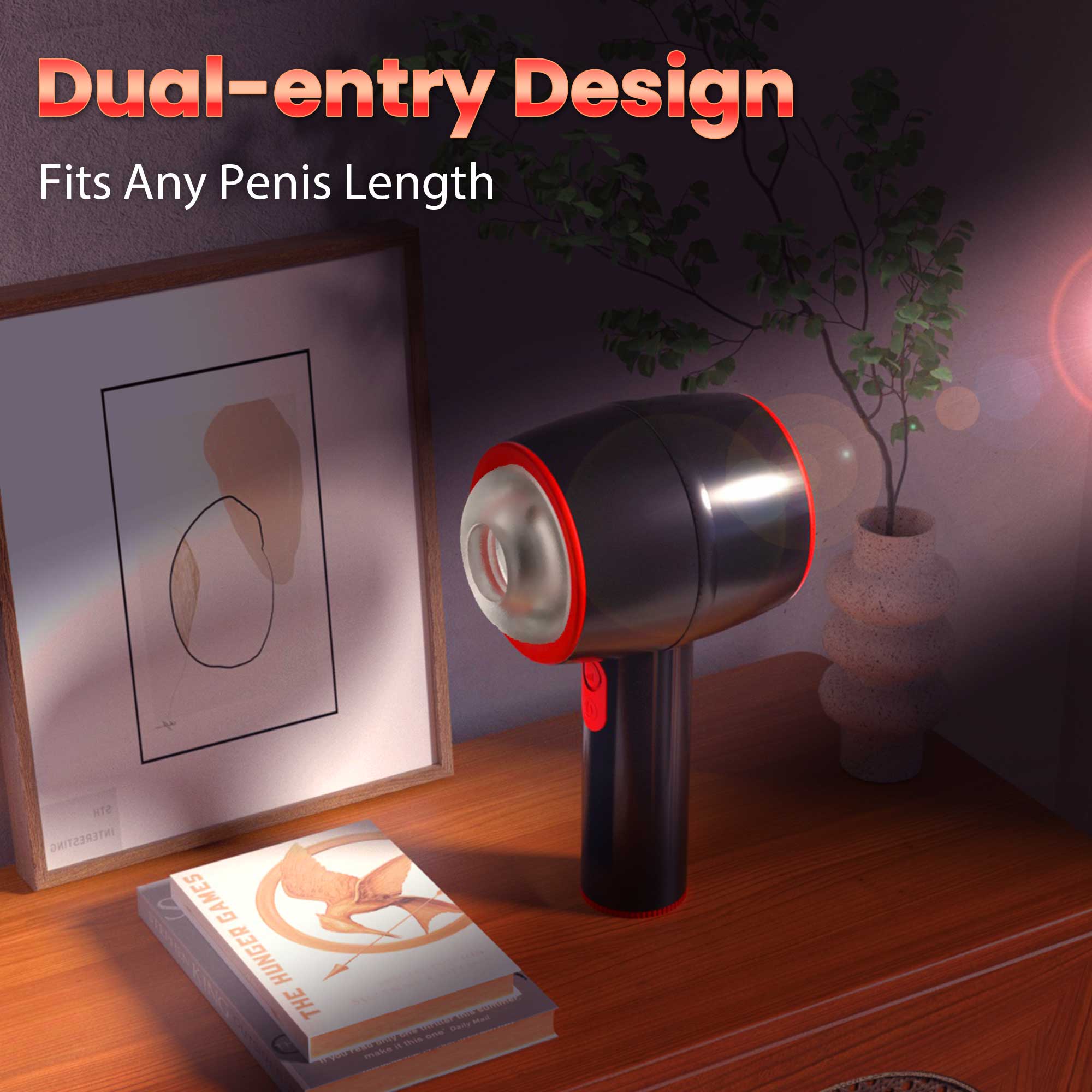 Thrusting Automatic Masturbator with Vibrating Design