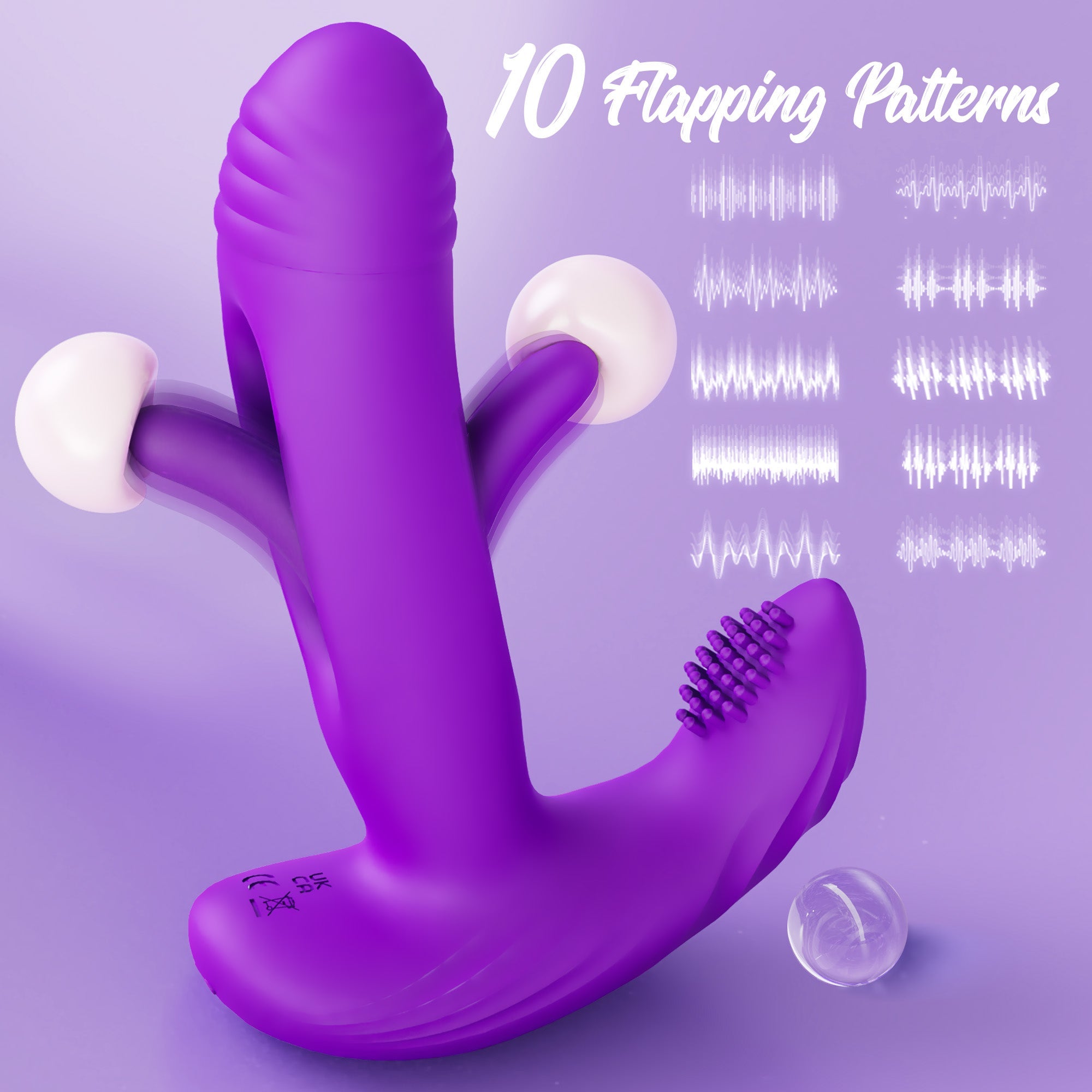 PulseBliss - G Spot Vibrator with Flapping & Vibrating Modes