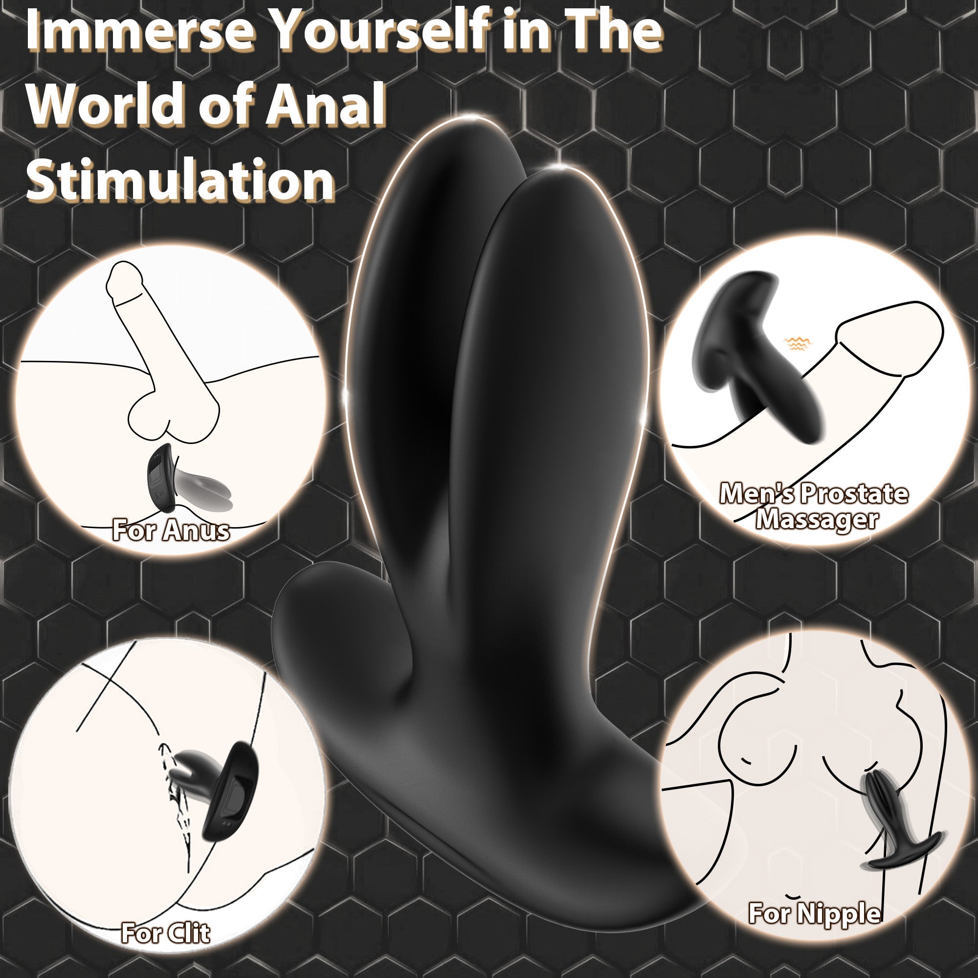 Leopold - Expanding & Vibrating Butt Plug