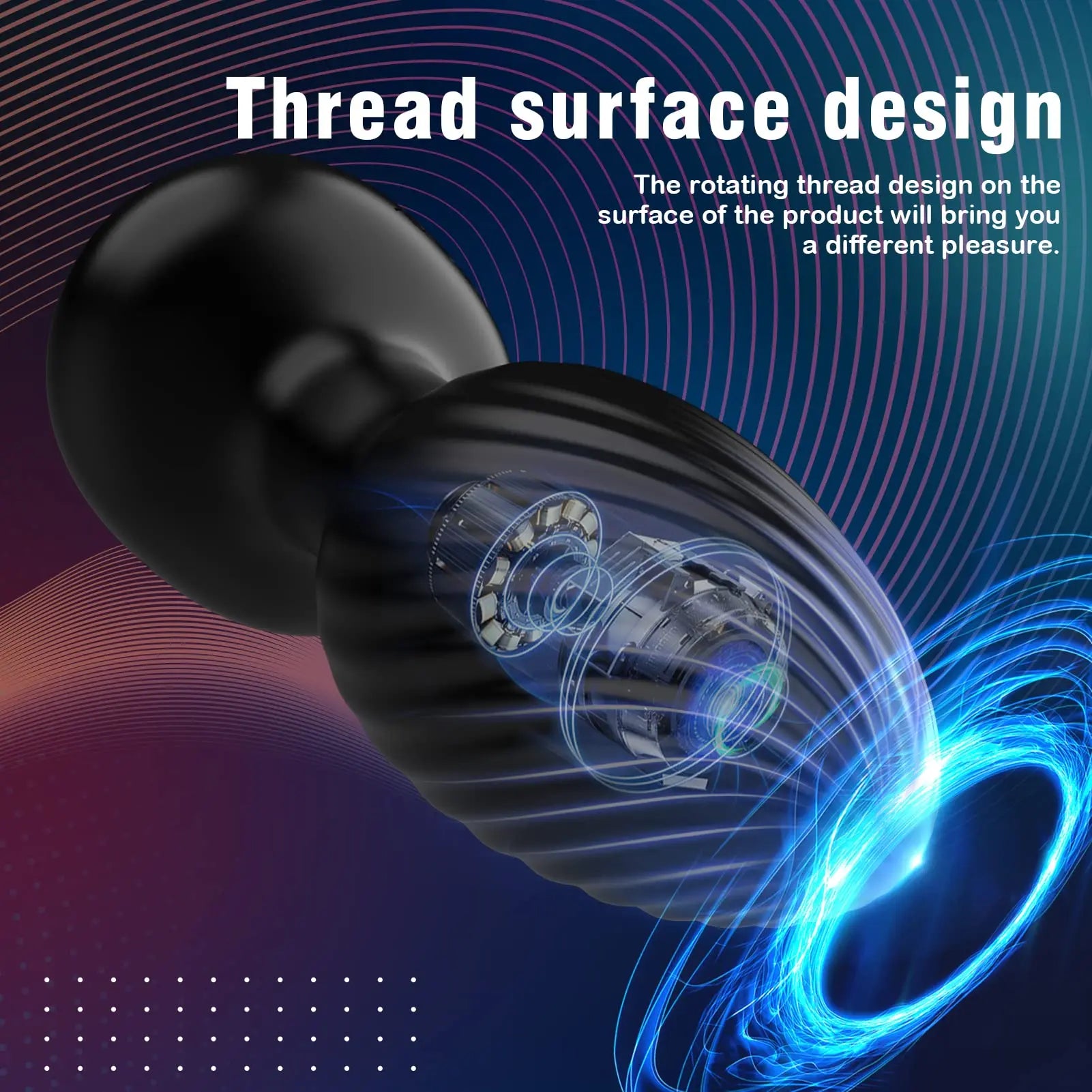 360° Rotating Anal Plug – Wireless APP Control
