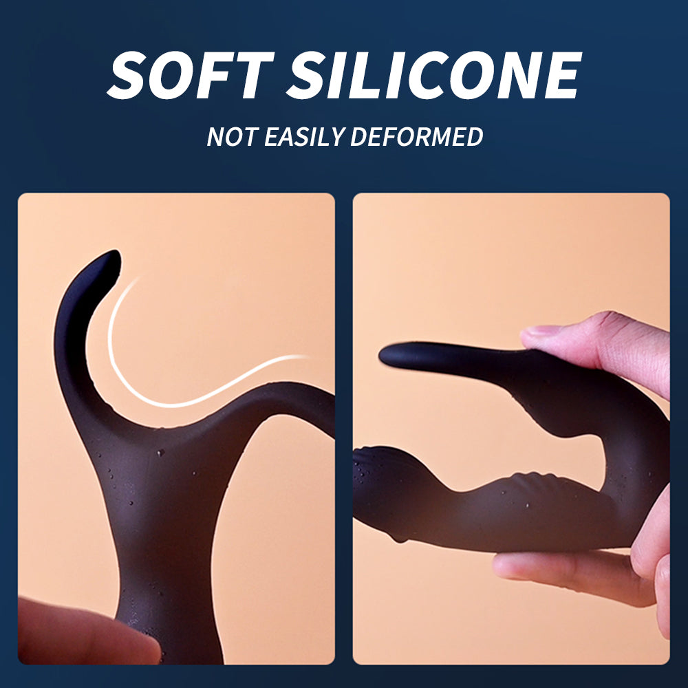 Prostate Massager with Dual Vibrations