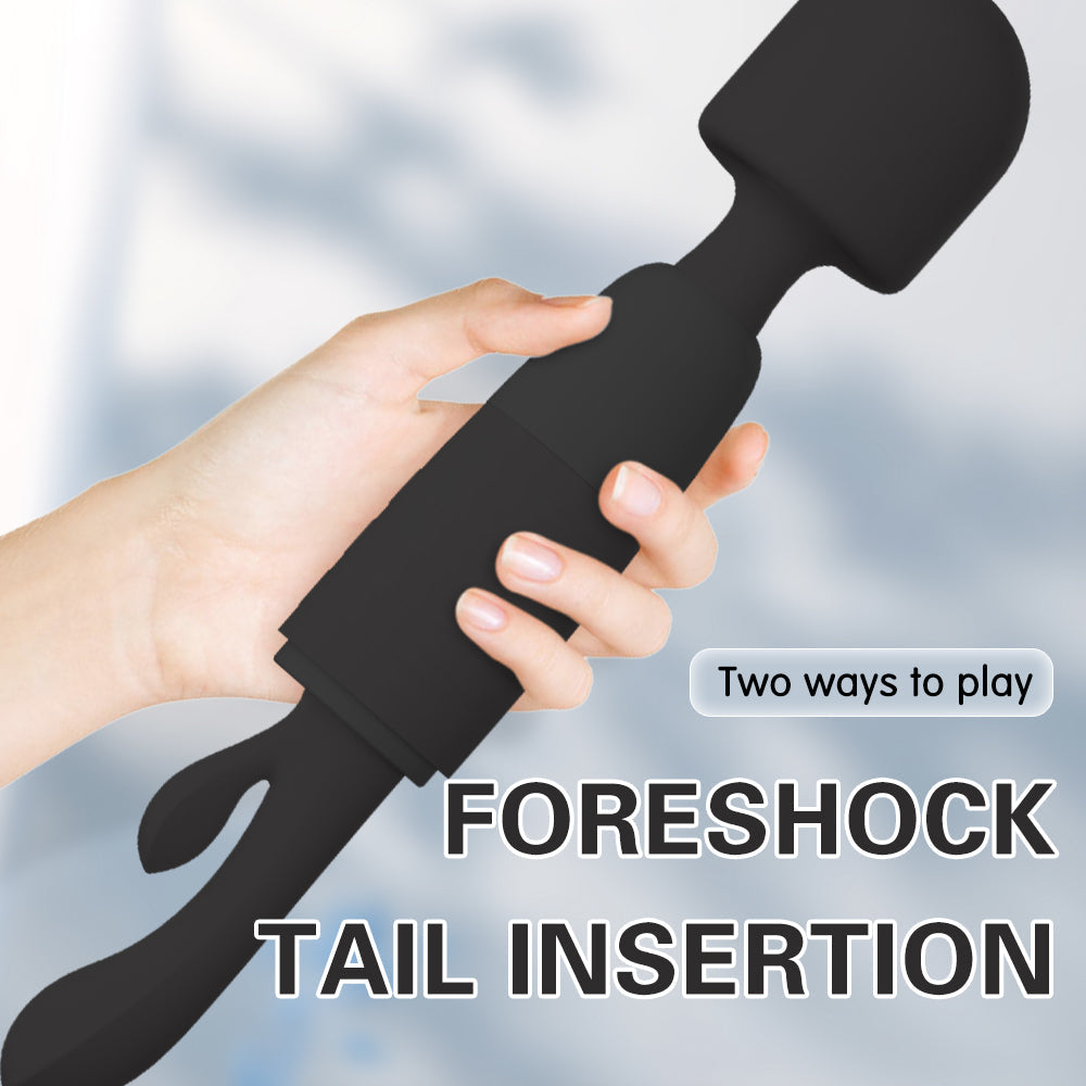 Wand Vibrator with Rabbit Vibration