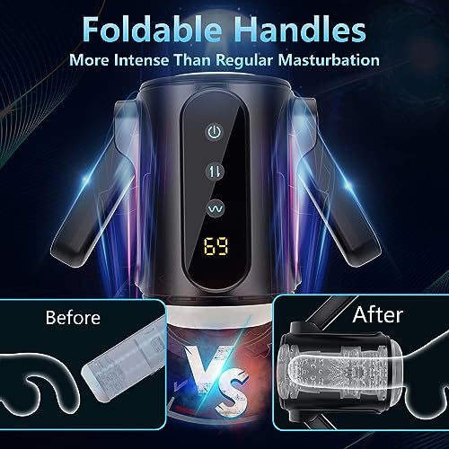 KERERO Automatic Male Masturbator Sex Toy with 9 Thrusting & Vibration Settings