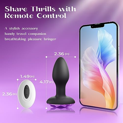 Anal Plug with Rotating & Vibration Settings