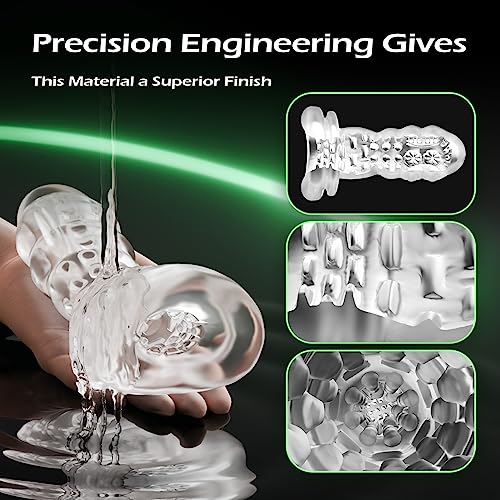 AMOVIBE Male Masturbator Sex Toys for Men with 9 Vibrating,8 Thrusting Modes & 2 Heating Levels