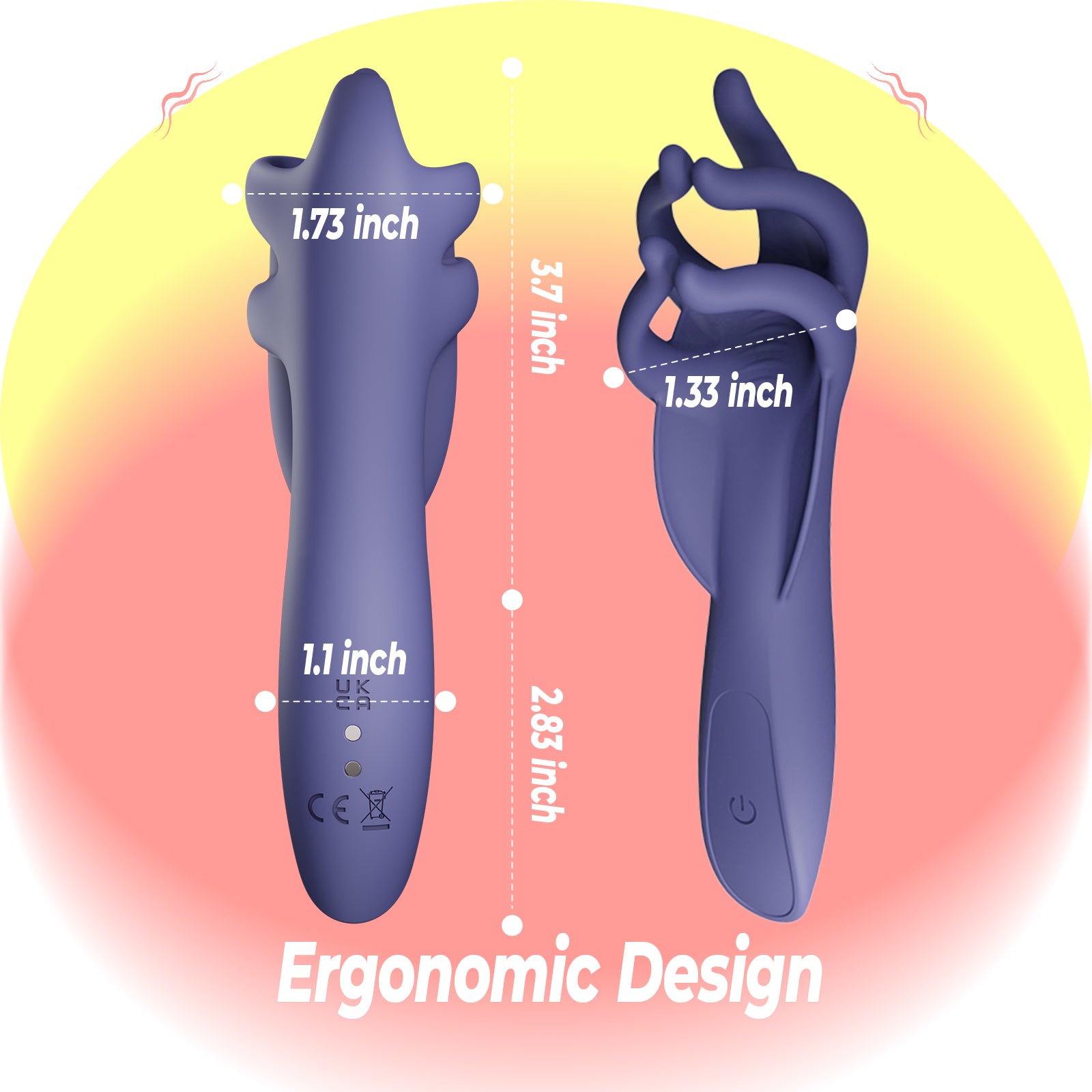 Penis Vibrator with 10 Vibrating Patterns Male Sex Toy Adult Toy