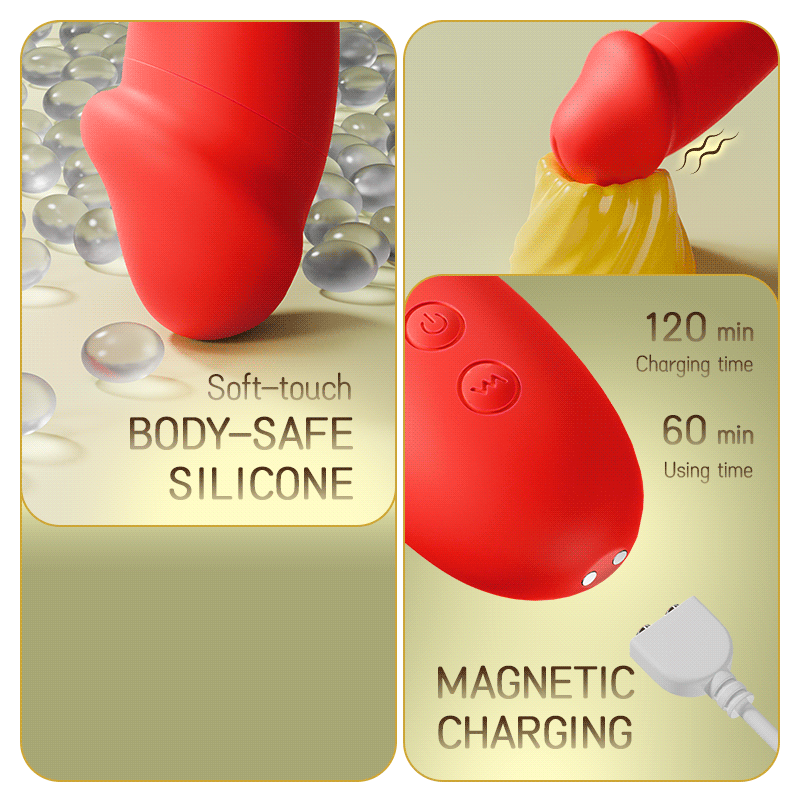 G-Pro2 - Flapping Vibrator with Gspot Vibration & Clitoral Tapping