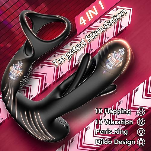 -Anal Toys with 10 Flapping & Vibration Settings
