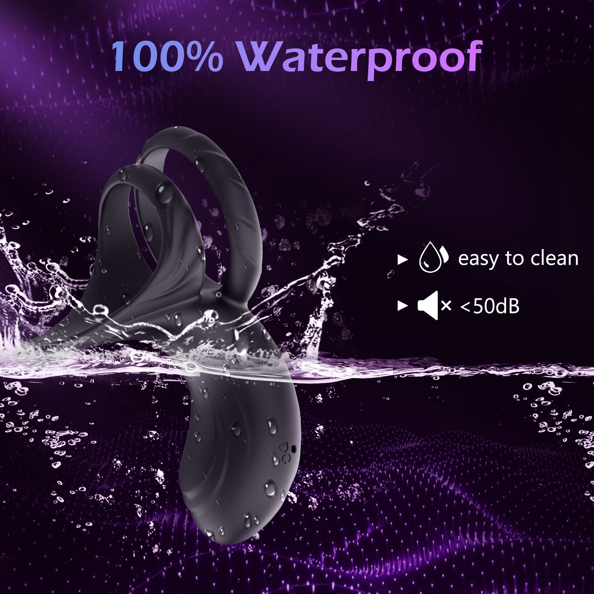 Penis Rings with 10 Intense Vibration Modes