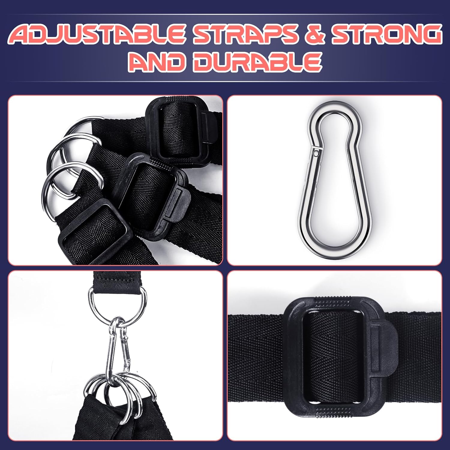 SEXY SLAVE Door Sex Swing with Seat – Adjustable Bondage Sling for Couples