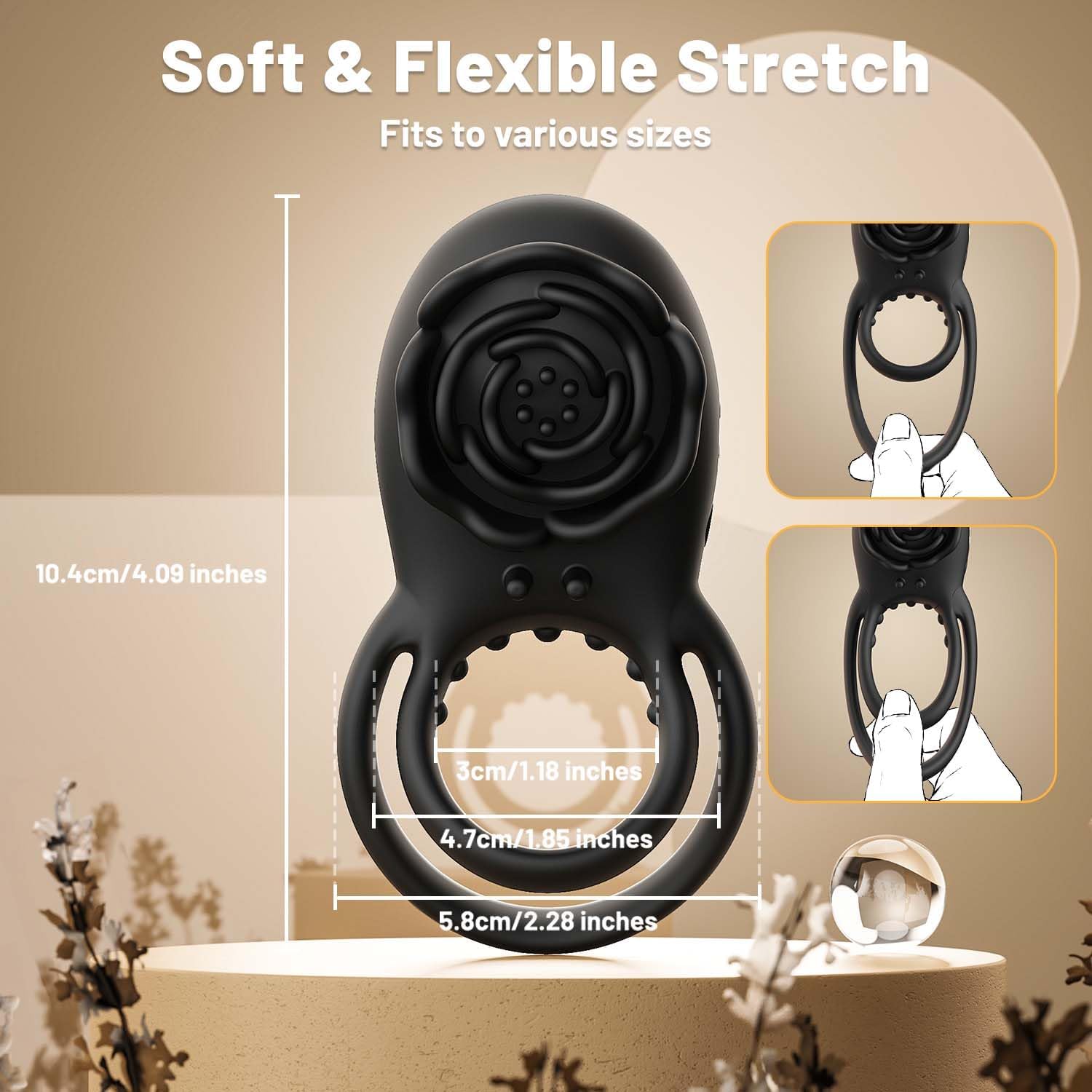 Vibrating Penis Ring Adult Sex Toys for Men