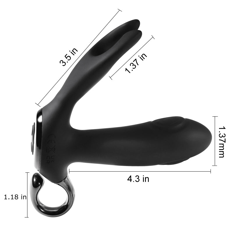 Prostate Massager with Vibration & Tapping Function
