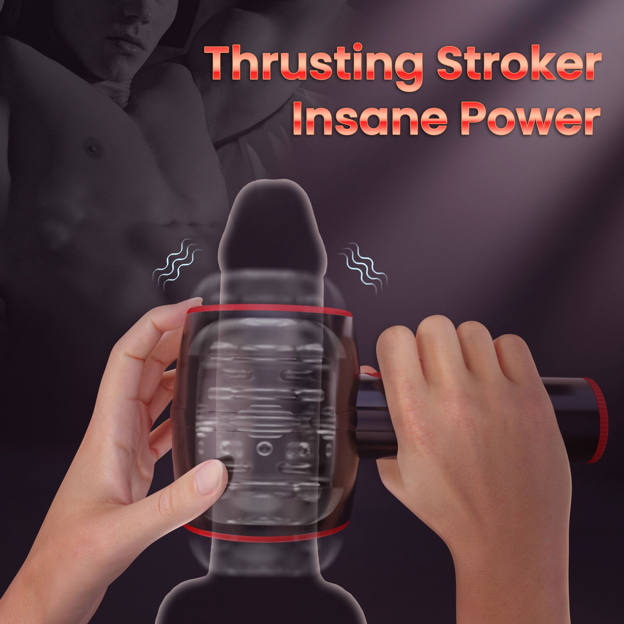 Thrusting Automatic Masturbator with Vibrating Design