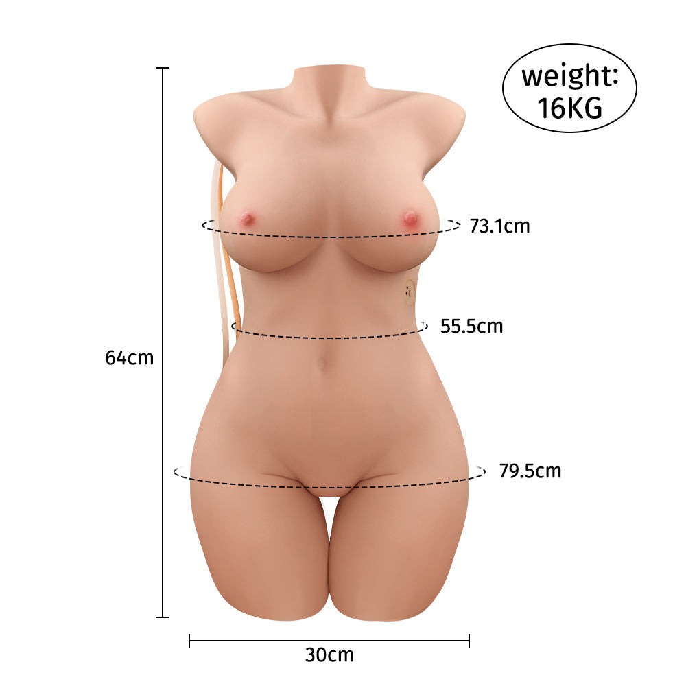 Christina - 39.27LB Realistic Sex Doll with Suction & Vibration