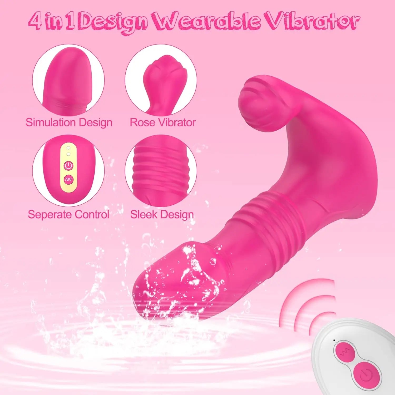 Bluetooth-Controlled Thrusting Vibrator