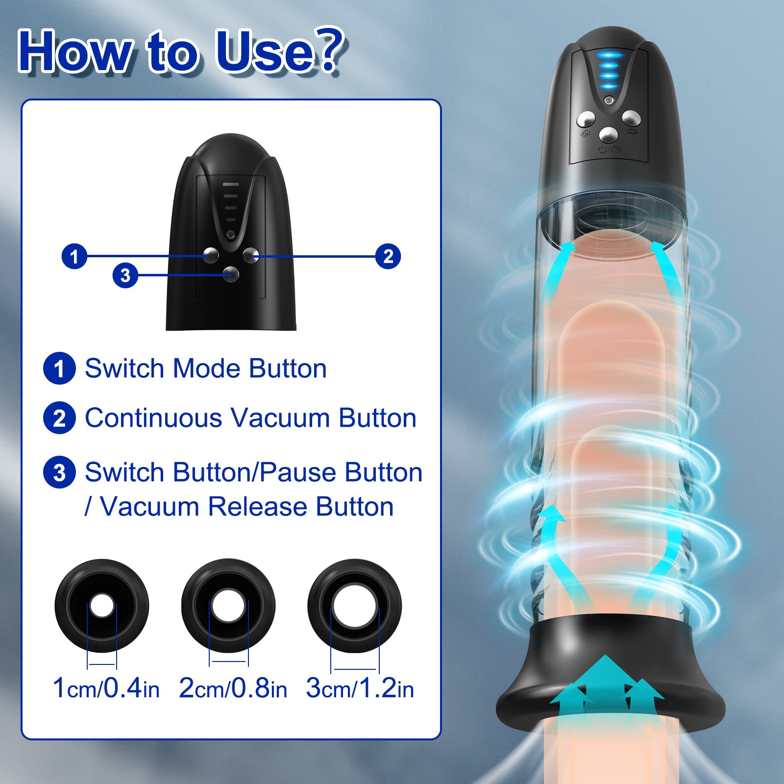 Eldon - Automatic Sucking Penis Pump