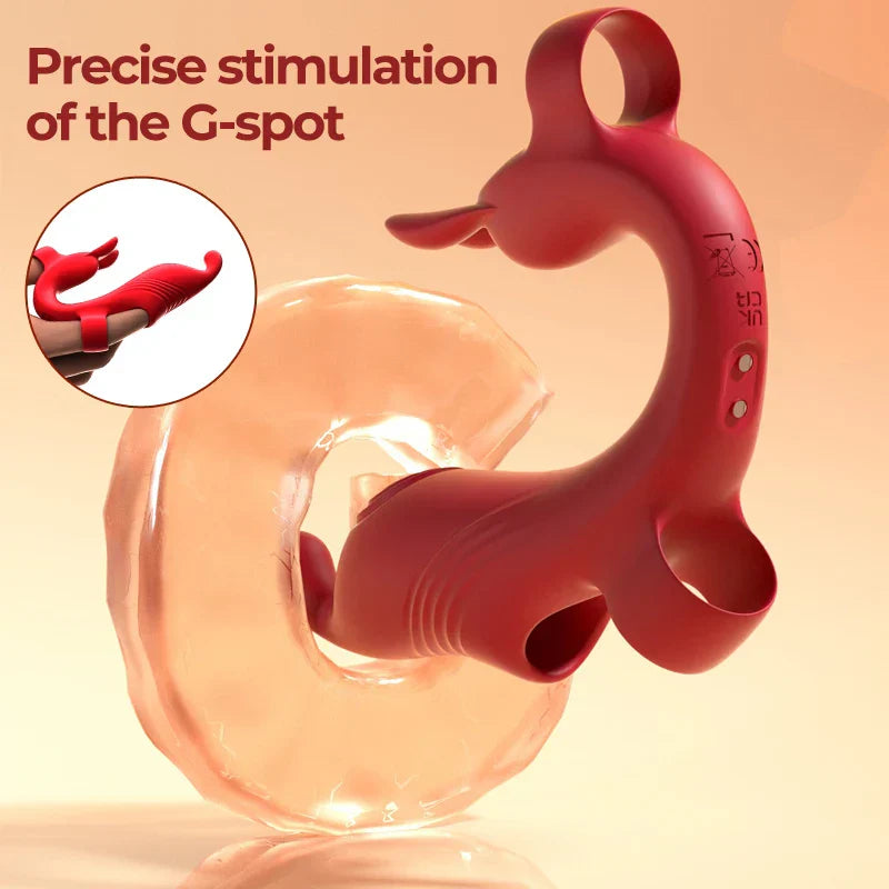 Female Rabbit Finger Vibrator – Nipple, Clitoris & G-Spot Stimulator for Couples