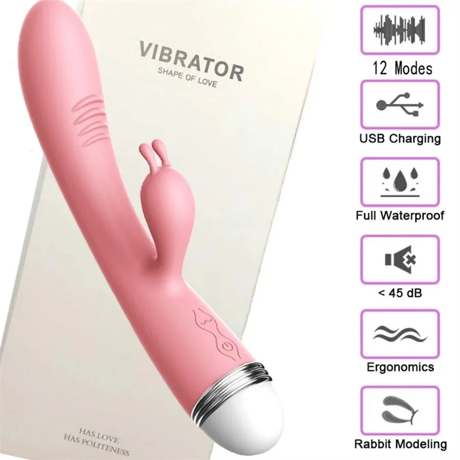 Dual sensation vibrator unlocking hidden G-spot and clitoral ecstasy