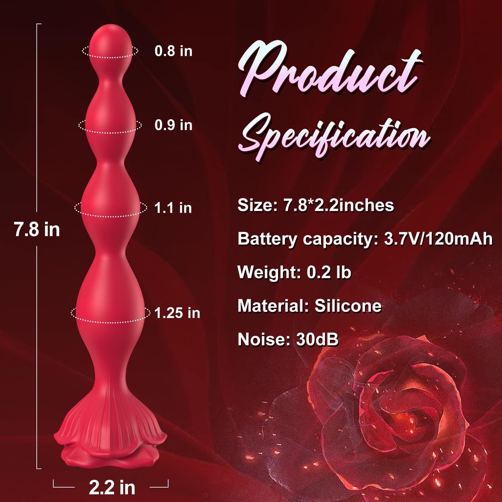 Anal Beads with Vibration