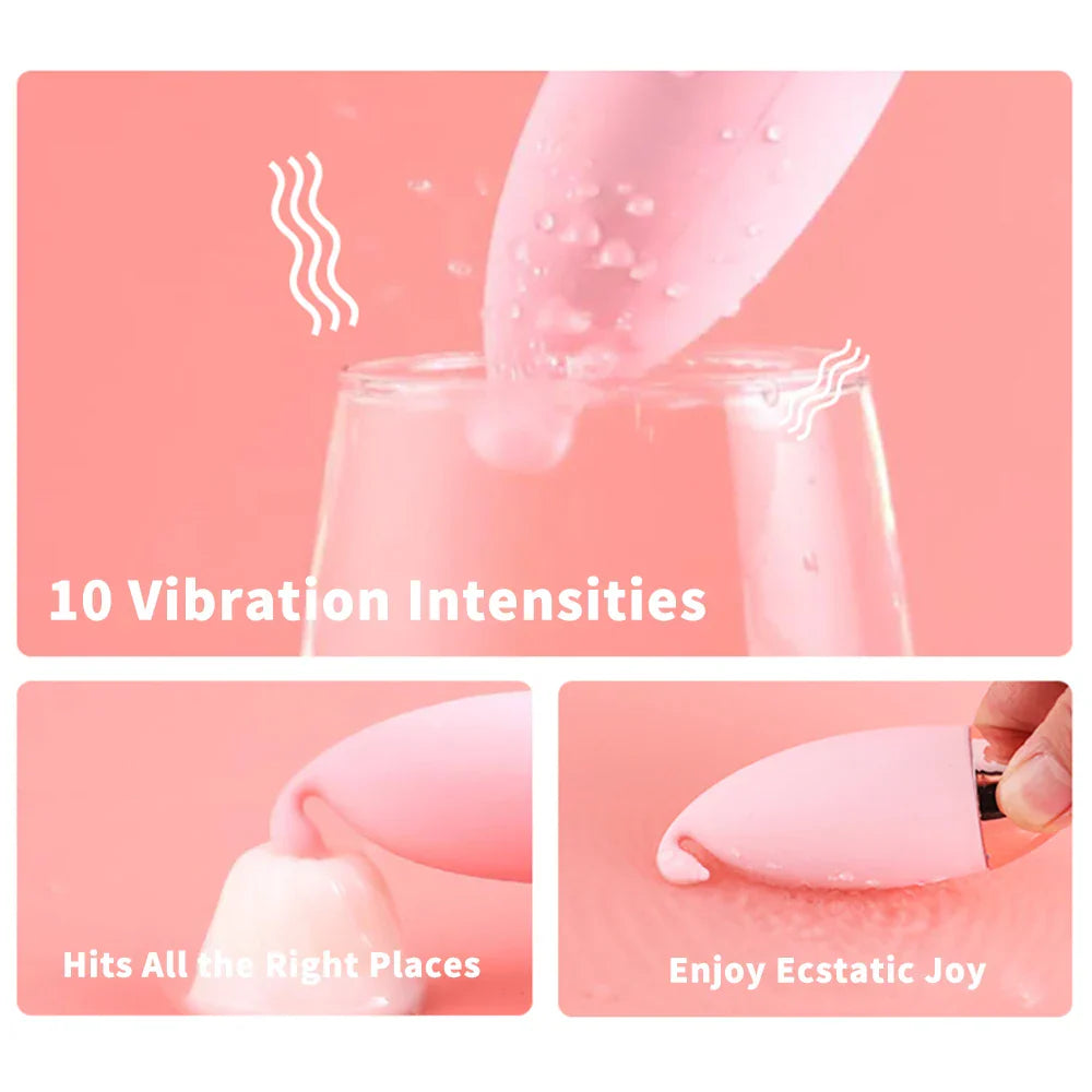 Wireless vibrator with adjustable speeds for G-spot and clitoral bliss