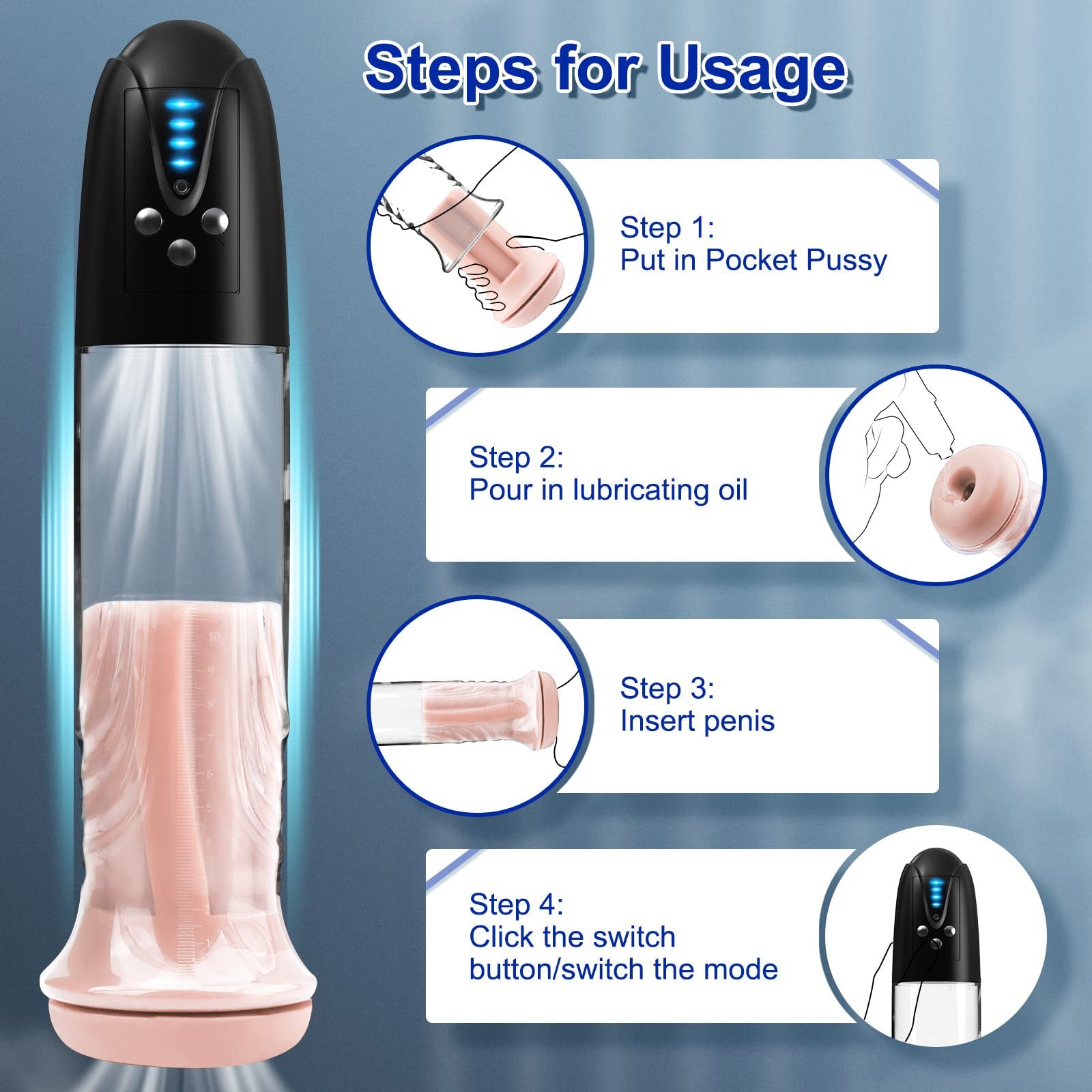 Eldon - Automatic Sucking Penis Pump