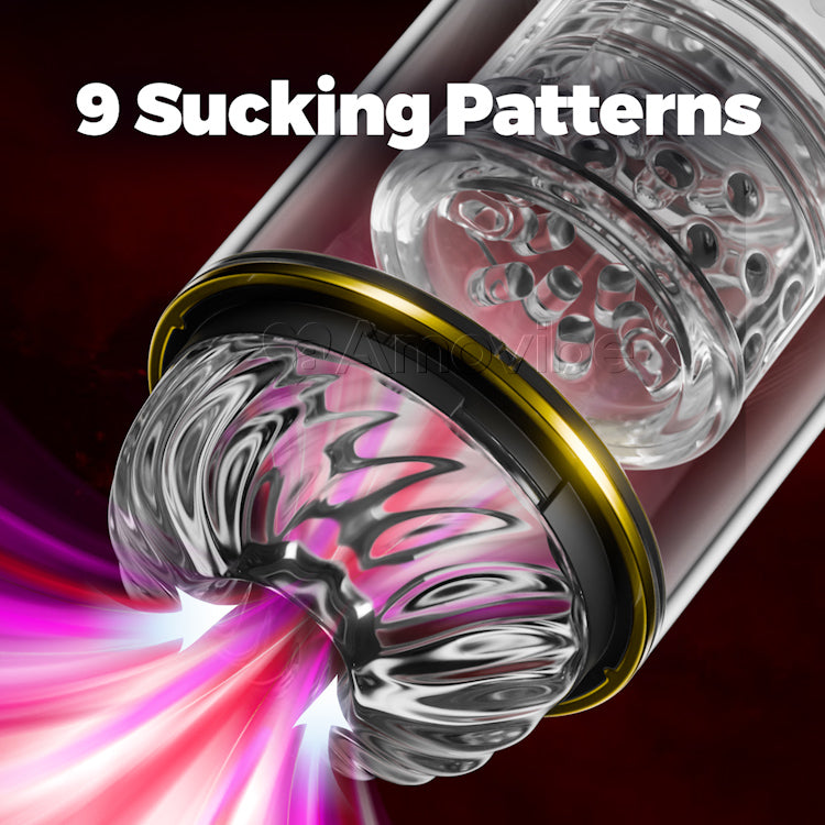 Male Sex Toys 9 Thrusting,9 Sucking & 9 Rotating Modes