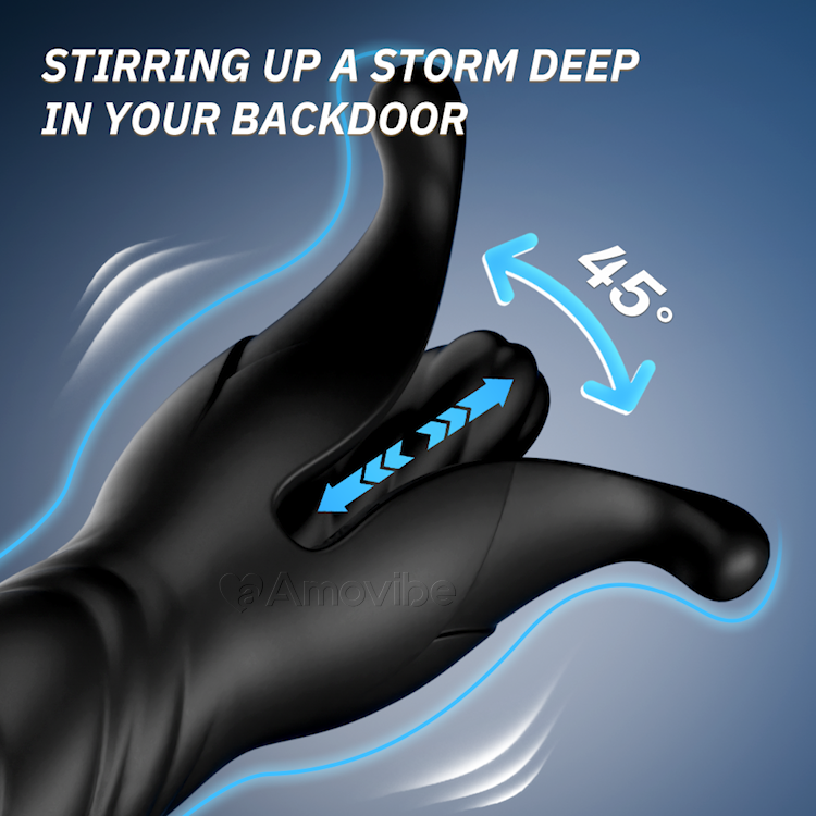 Remote-Controlled Expanding Anal Plug with 9 Vibration Modes