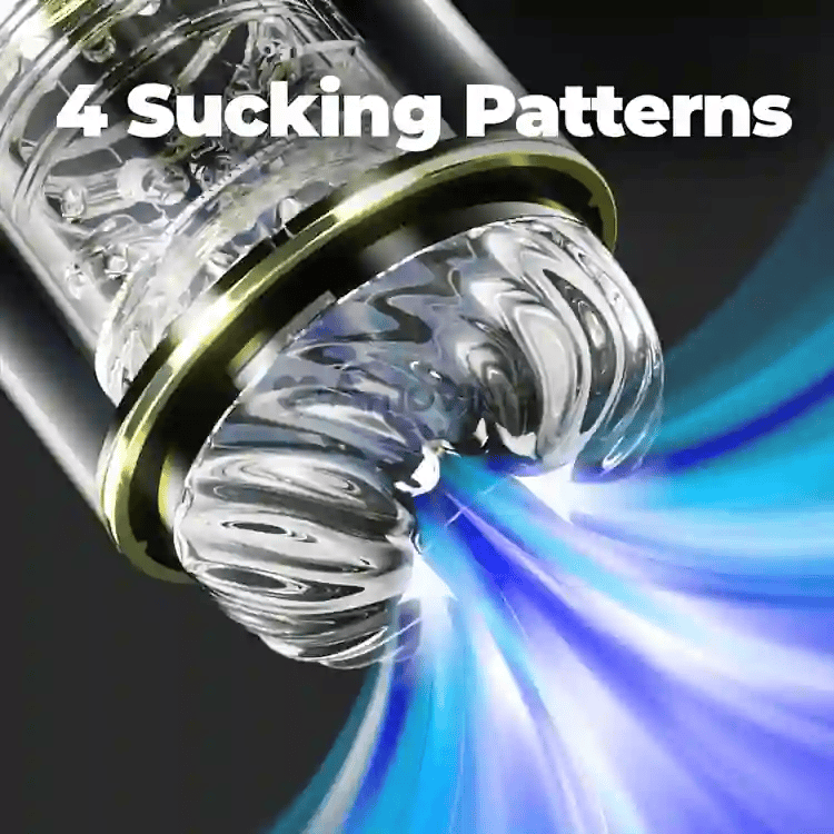 Male Sex Toys with 10 Thrusting,10 Rotating & 4 Sucking Modes