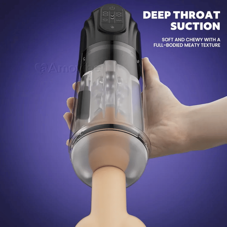 Automatic Sucking Male Masturbator with Vibrating Motor System