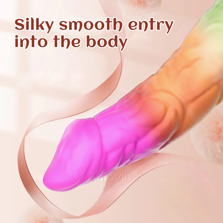 Monster Dildo - Colorful Realistic Silicone Dildo with Strong Suction Cup