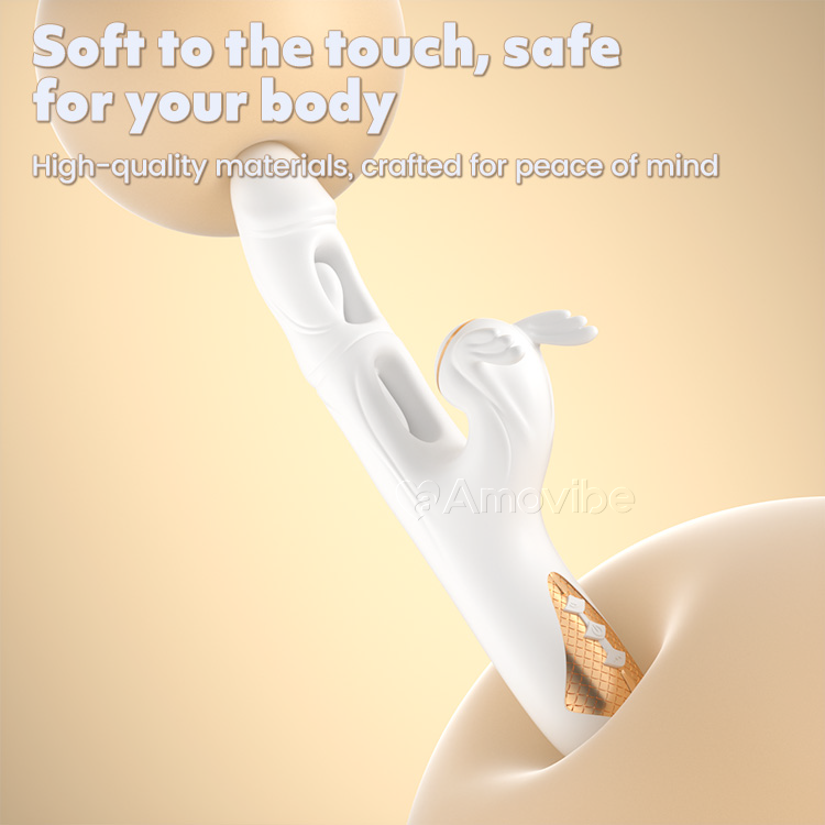 Dual Vibration & Suction with Warming Sensation for Ultimate G-Spot Vibrator Pleasure