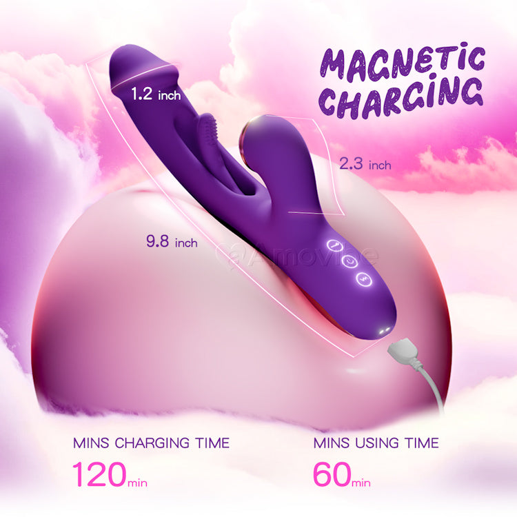 KERERO Female Sex Toys Dildo Vibrators with 7 Vibrating & Flapping Patterns,7 Tapping Adult Toys for Women