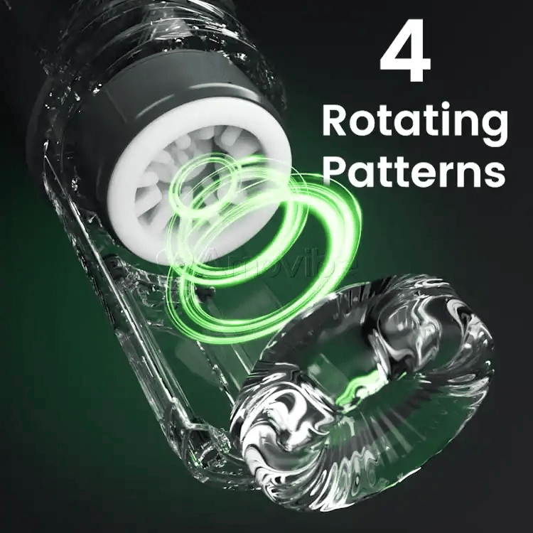 BlowMaster - Thrusting & Rotating Male Masturbator with 4 Settings & 4 Speeds