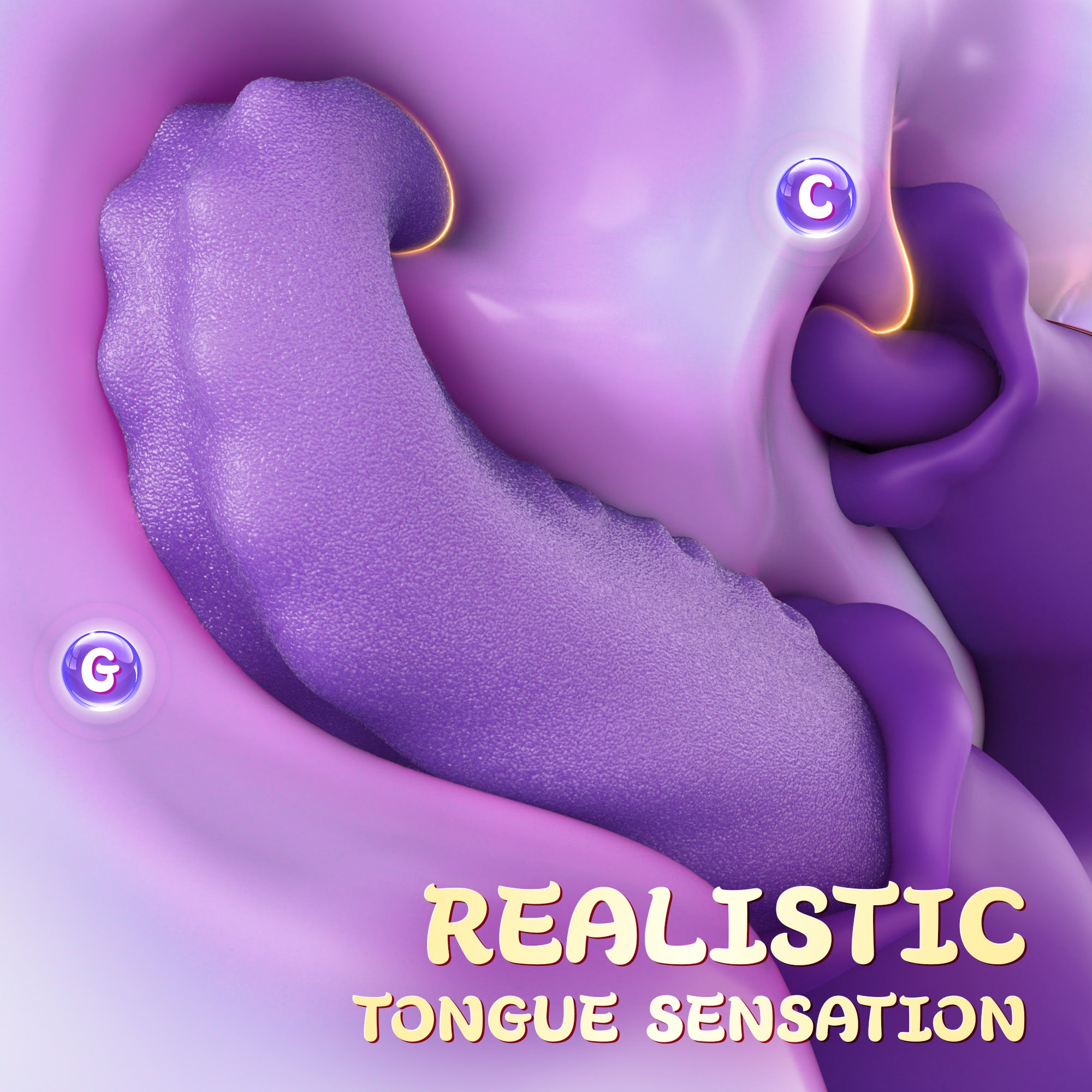 G-Spot Vibrator Rose Sex Toy with 10 Licking & Vibration Modes