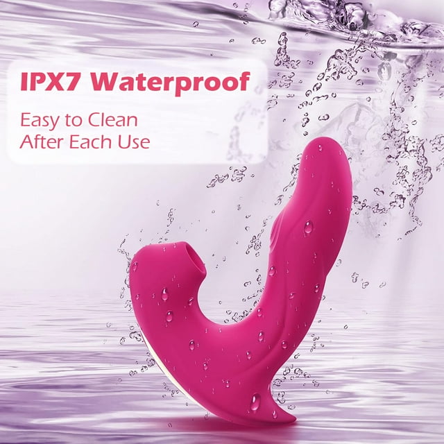 PoshGaze - G Spot Vibrator with Tapping, Vibration & Sucking