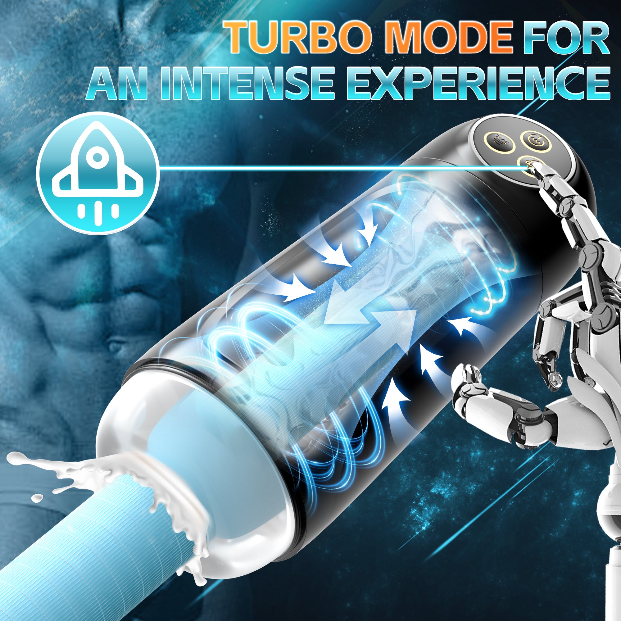 KERERO Male Masturbator Sex Toys for Men, Male Sex Toys with 10 Suckin KERERO Male Masturbator Sex Toys for Men, Male Sex Toys with 10 Suckin
