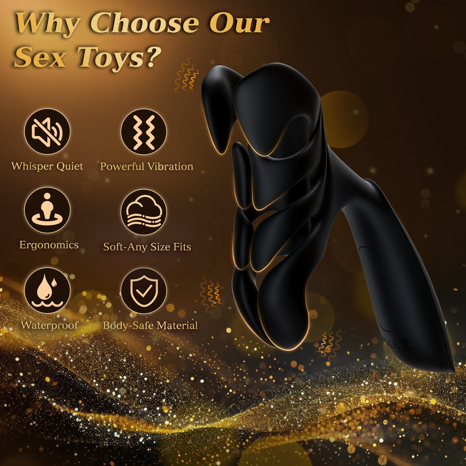 Male Sex Toy Penis Training Vibrator