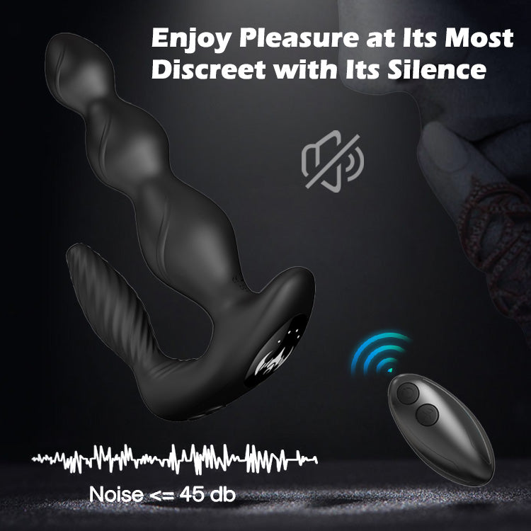 Vibrating Butt Plug with 3 Motors
