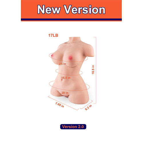 Charlene - Sex Doll Torso (20lb 9kg)